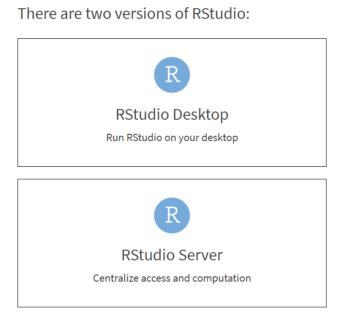 Screen capture of RStudio selection